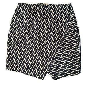 Loft Skirt Blue and White Sz Medium‎ Petite Very Good